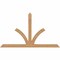 Ekena Millwork Richland Timber Gable Bracket, Western Red Cedar, 108"W x 63"H x 5 1/2"D x 5 1/2"F, 14/12 Pitch GBW108X63X0606RIC00SWR - alternate 1
